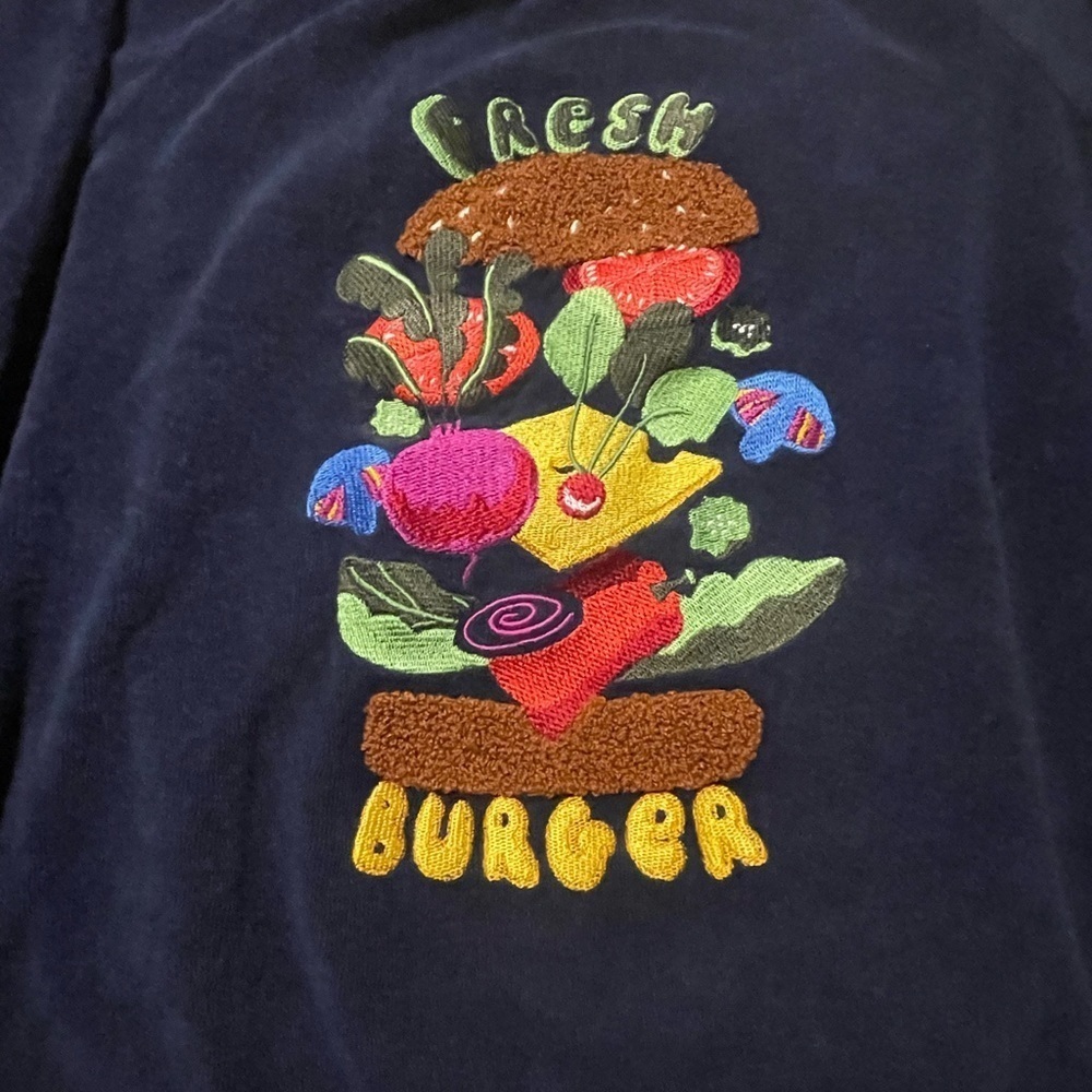 MILK ON THE ROCKS kids Fresh Burger Sweatshirt - Picture 2 of 5